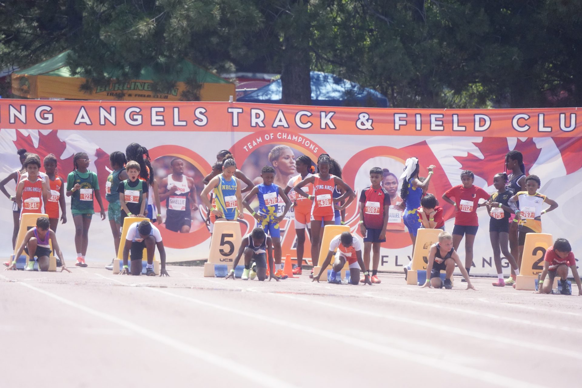 Race start under the championship banner